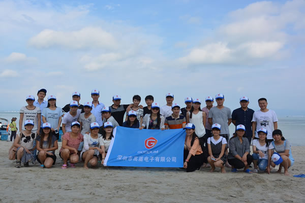 The company organized seaside rafting in September